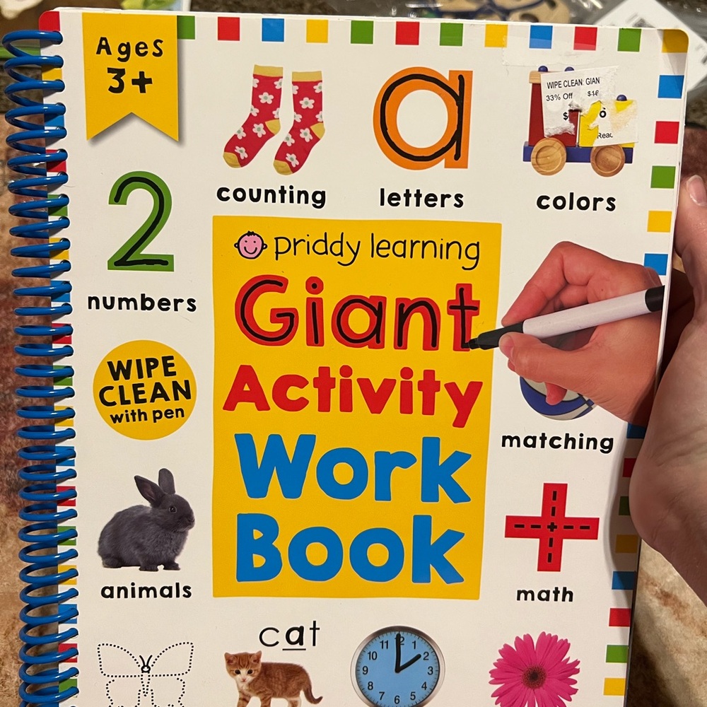 Giant Activity Workbook - Wipe off